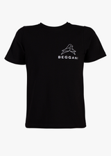 Футболка з контрастним логотипом BEGGANI